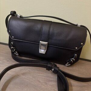 RAG & BONE Max Leather Crossbody Bag in Black